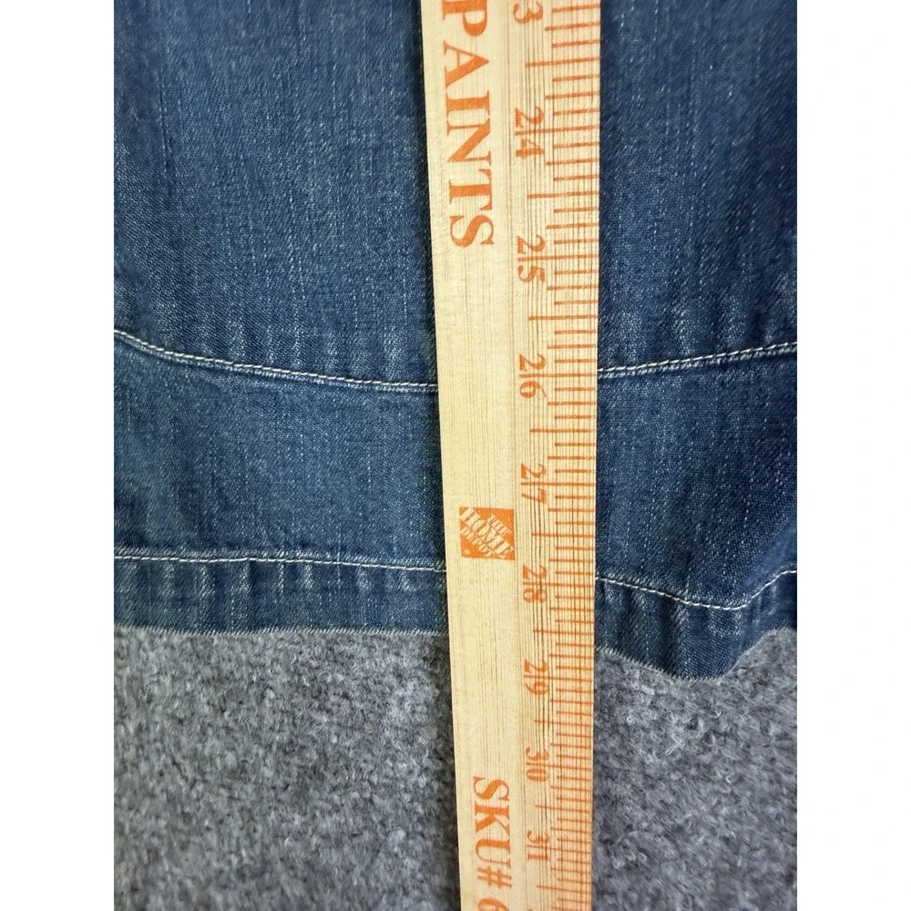 Men's Polo Ralph Lauren Sport Denim Blue Jean Chore Jacket Size Large Vintage 90 - Picture 7 of 8